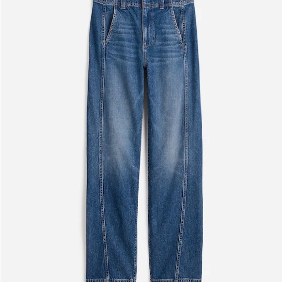 NWT Madewell Tapered Denim Trousers - Picture 4 of 4